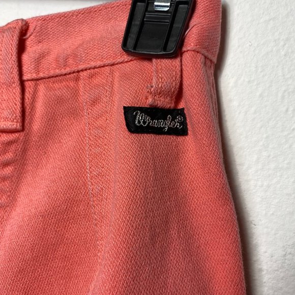 Vintage Wrangler Salmon Orange Jeans 7/8 - Picture 4 of 10
